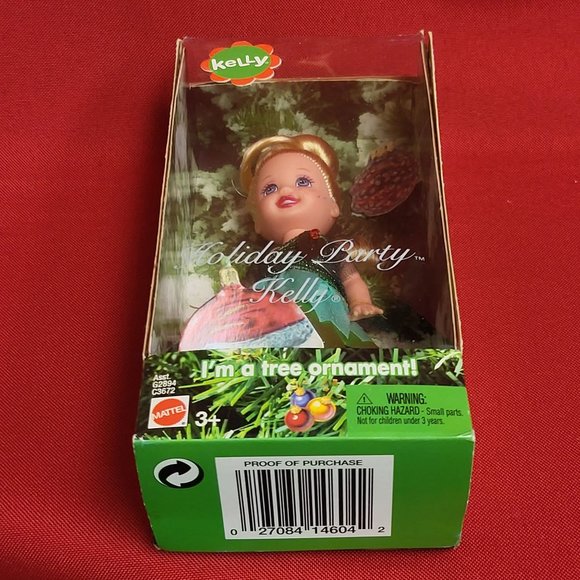 Barbie Kelly Holiday Party Kelly Doll Tree Ornament 2004 - Picture 7 of 14